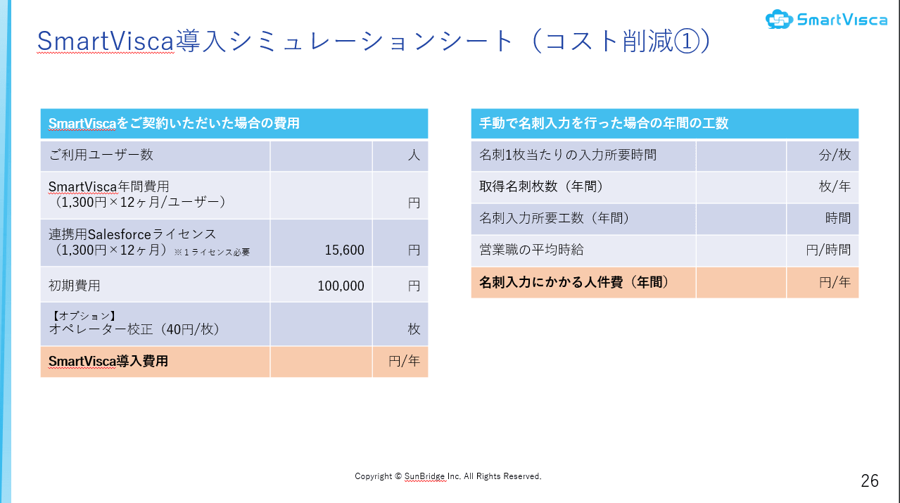 名刺管理導入の費用対効果ガイドブック