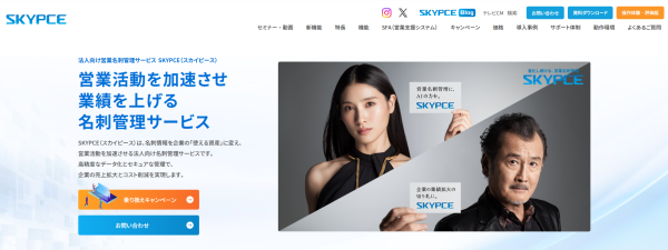 SKYPECE website top image