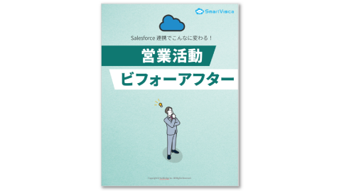 Salesforce連携でこんなに変わる！営業活動ビフォーアフター